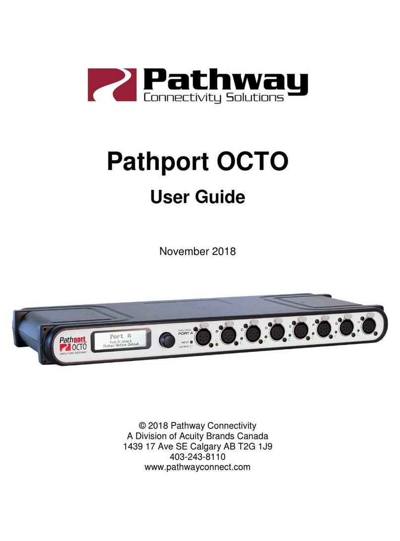 Pathway connectivity solutions Pathport OCT user guide