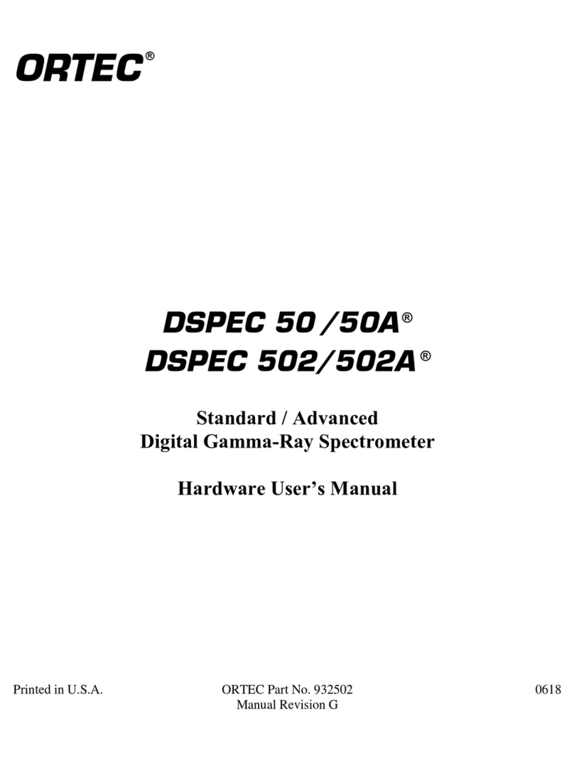 ORTEC DSPEC 50 Hardware user manual