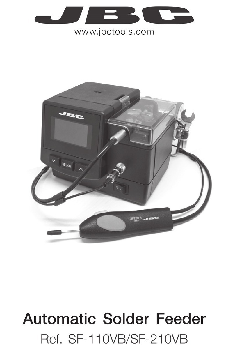 jbc SF-110VB User manual