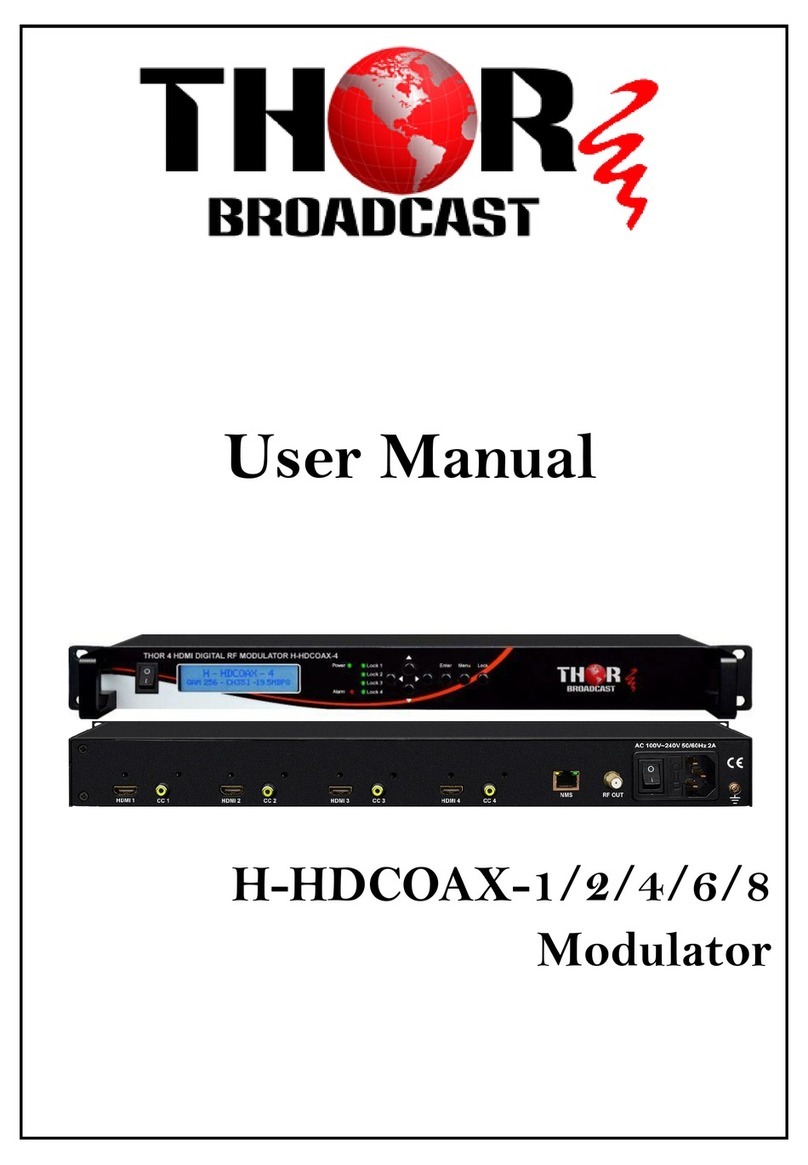 Thor Broadcast H-HDCOAX-1 user manual