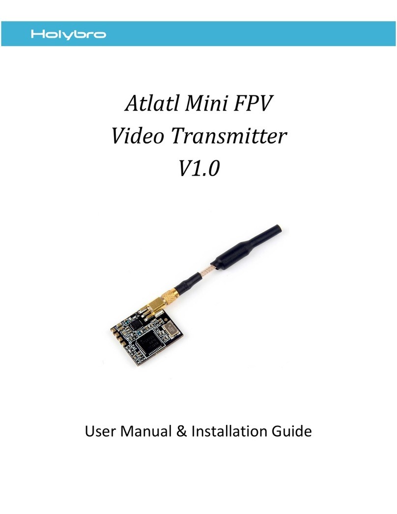 Holybro Atlatl Mini FPV User manual & installation guide