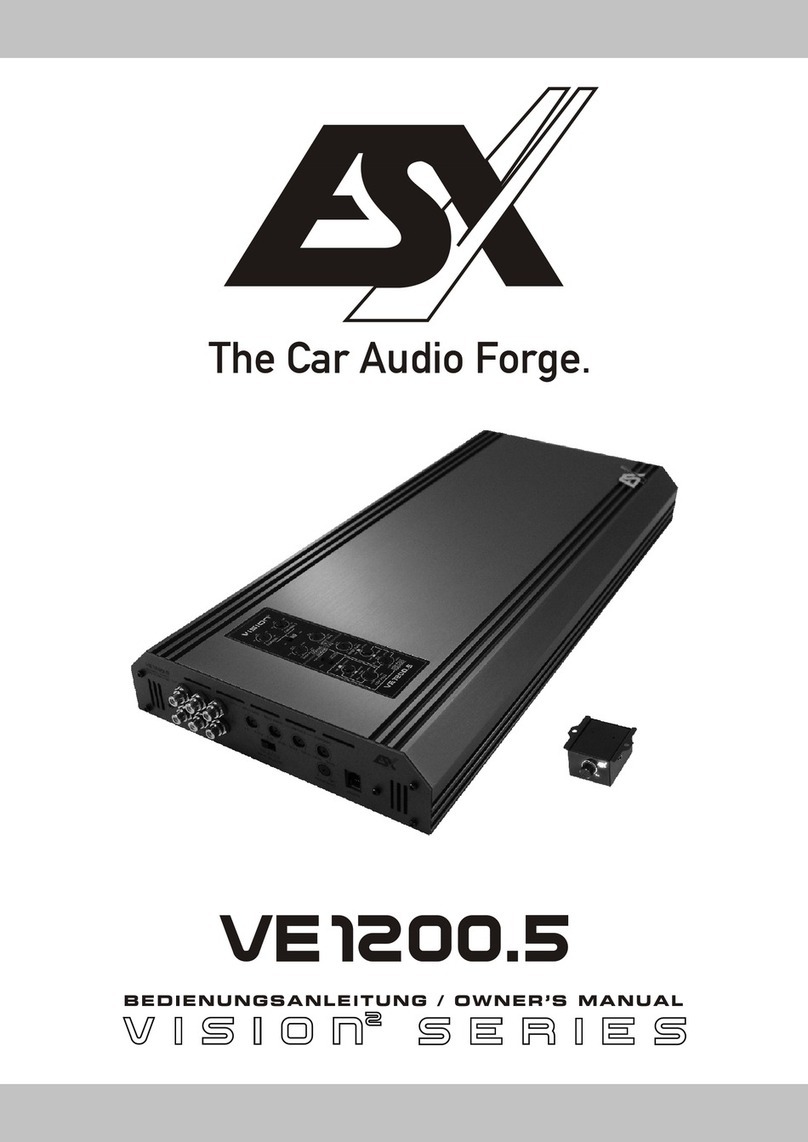 ESX vision2 Series owner's manual