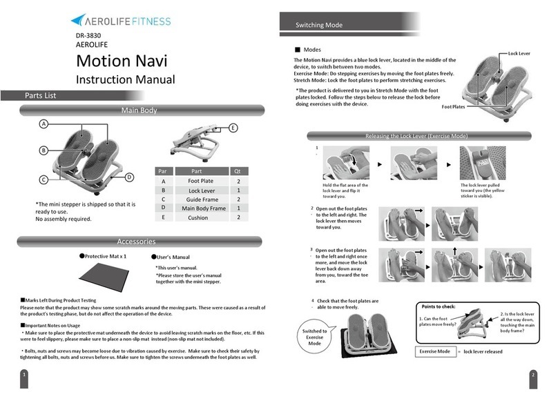 AeroLife Motion Navi instruction manual