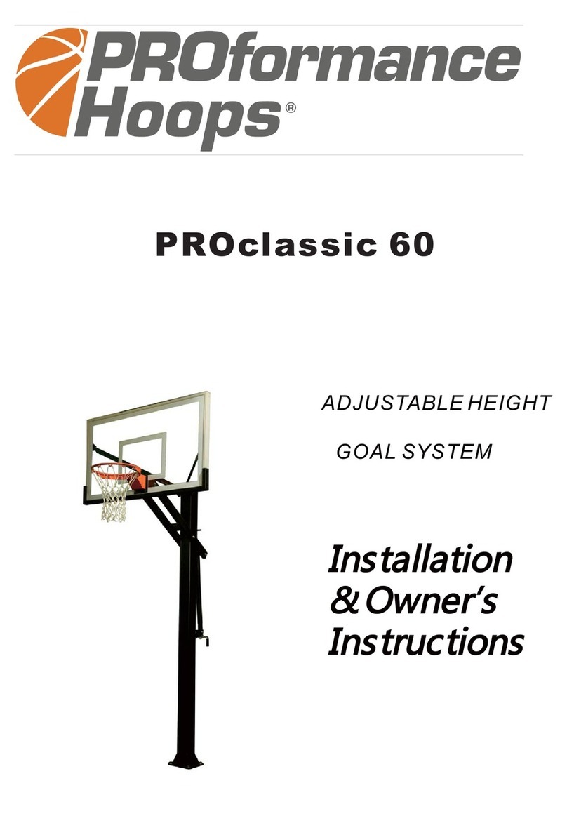 PROformance Hoops PROclassic 60 Operating instructions