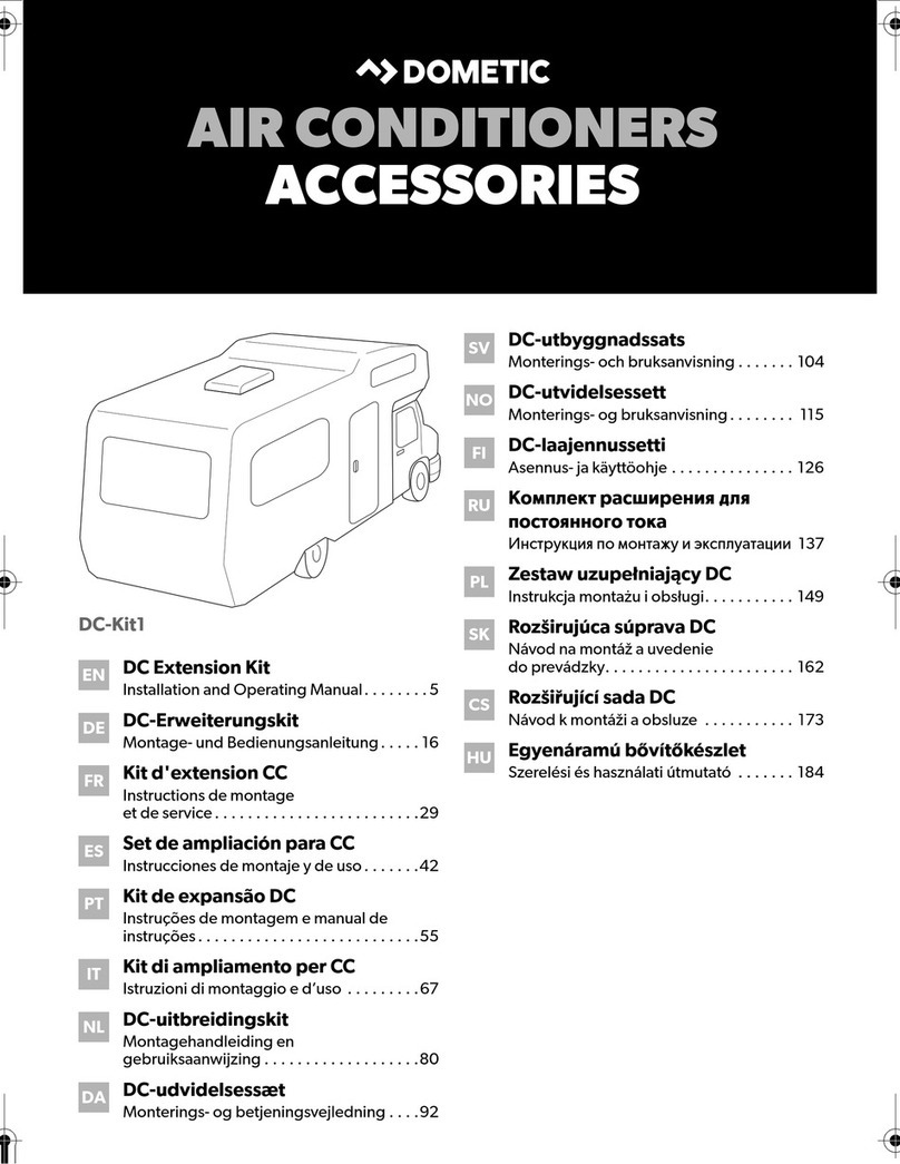 Dometic DC-Kit1 User manual