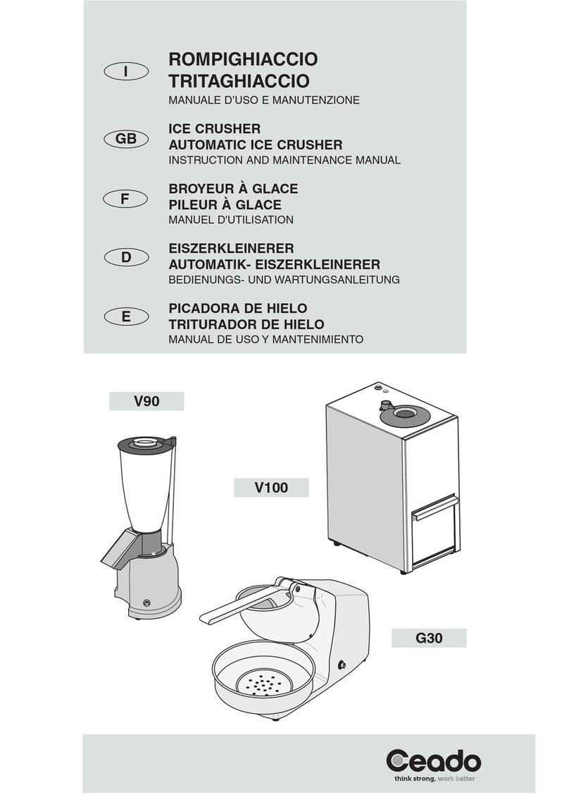 Ceado V90 Maintenance manual