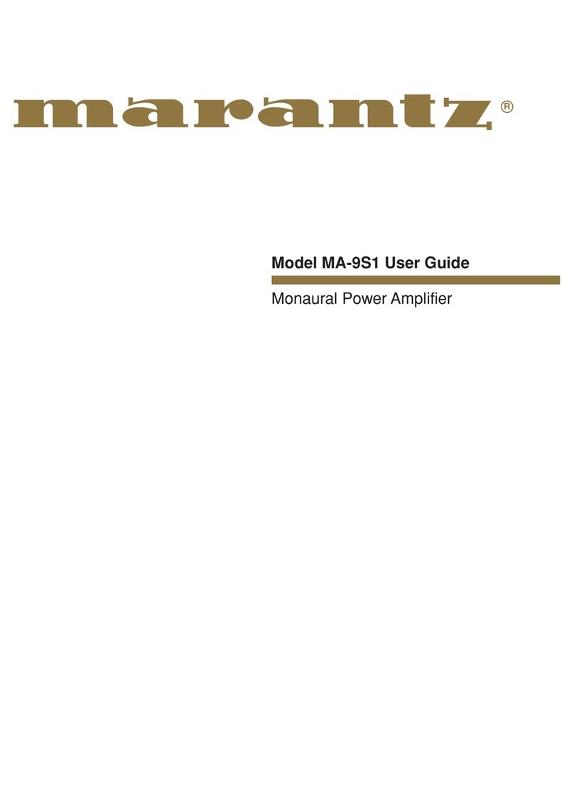 Marantz MA-9S1 User manual
