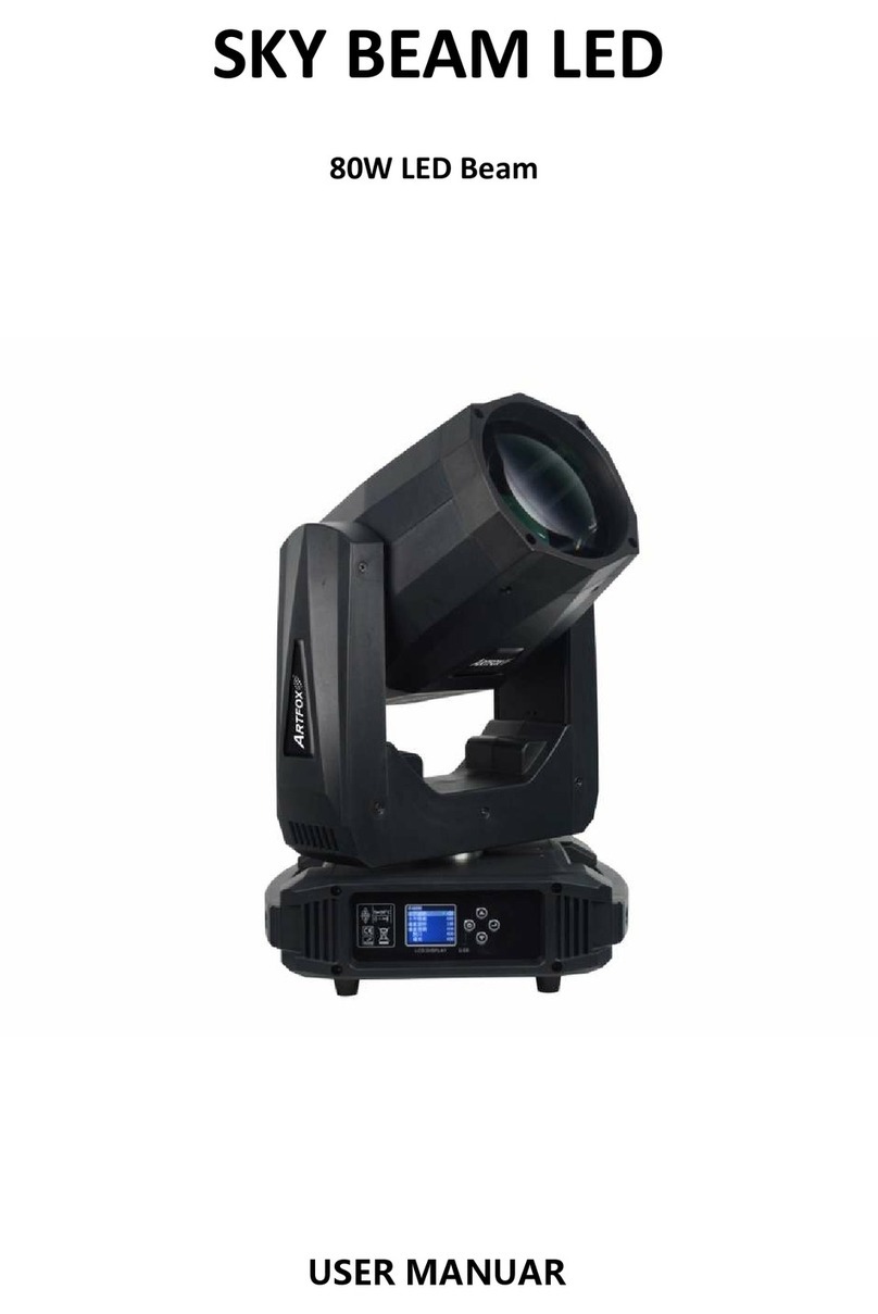 ArtFox SKY BEAM LED User manual