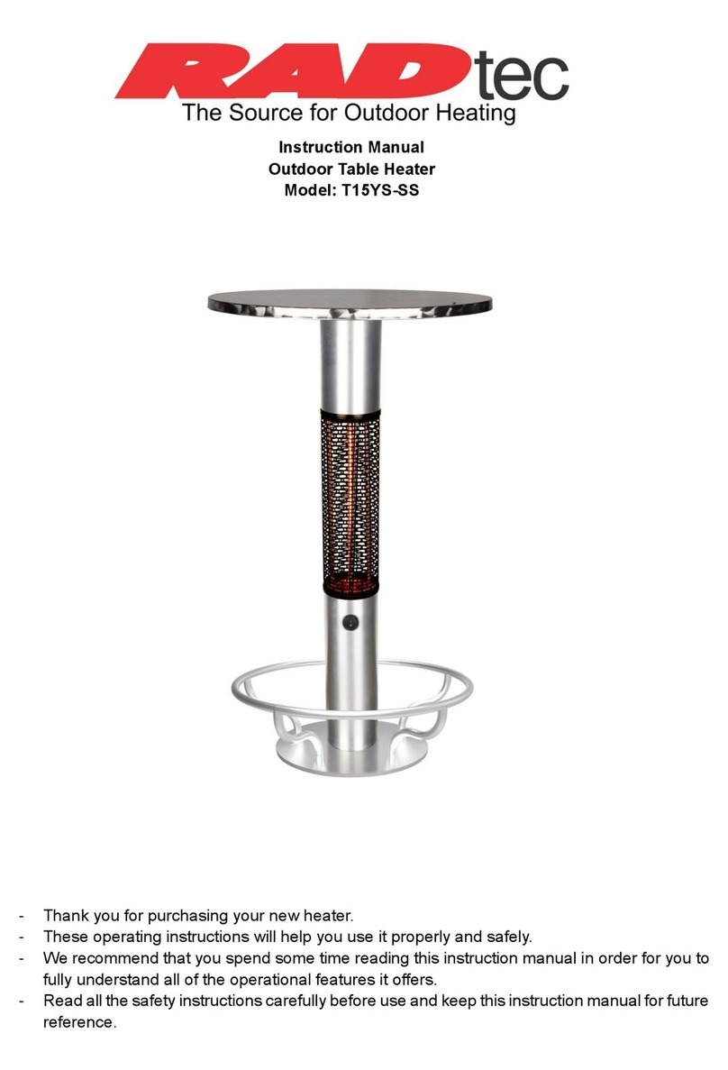RADtec T15YS-SS User manual