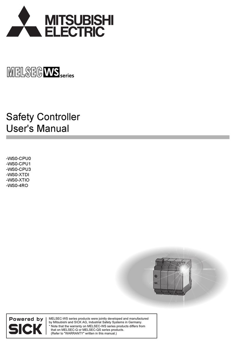 Mitsubishi MELSEC-WS0-CPU0 user manual