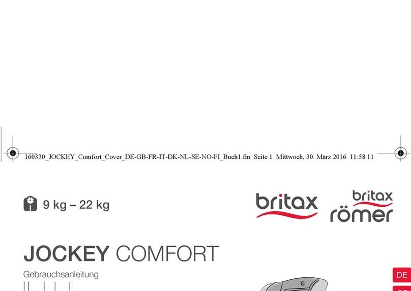 Britax JOCKEY COMFORT ROMER User instructions