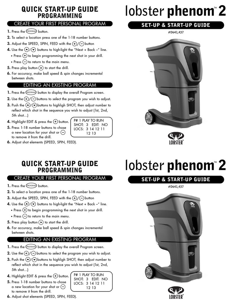LOBSTER phenom 2 SET-UP & START-UP GUIDE