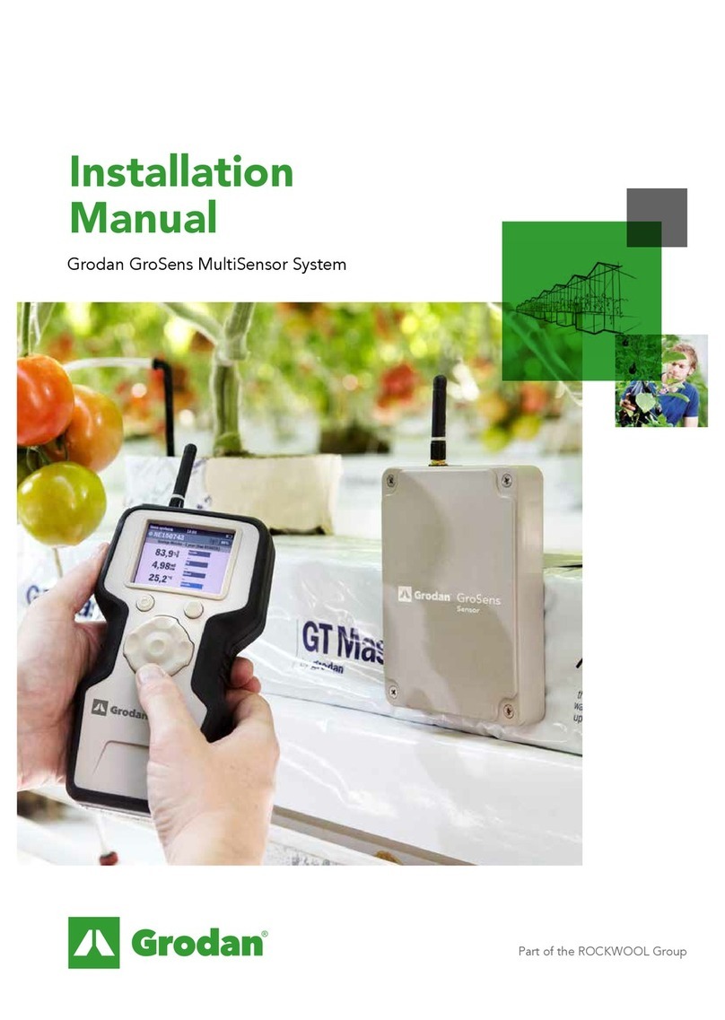 Grodan GroSens installation manual
