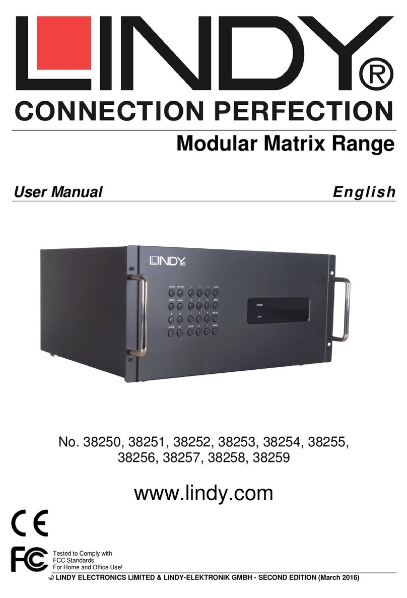 Lindy Modular Matrix 38250 user manual