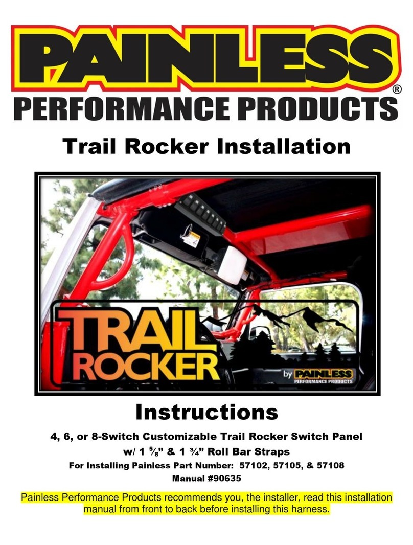 Painless Trail Rocker installation instructions Painless Trail Rocker installation instructions