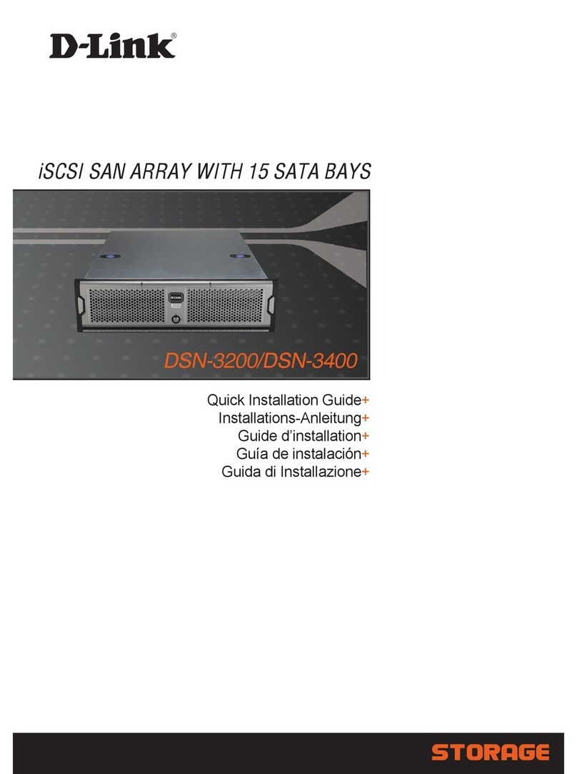 D-Link DSN-3200 - xStack Storage Area Network Array Hard... User manual