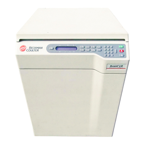 Beckman Coulter Avanti J-E instruction manual