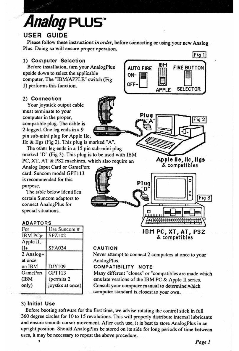 Suncom Analog Plus User manual
