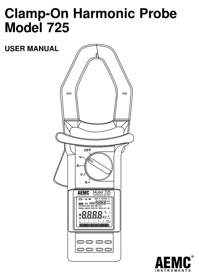 AEMC 725 user manual
