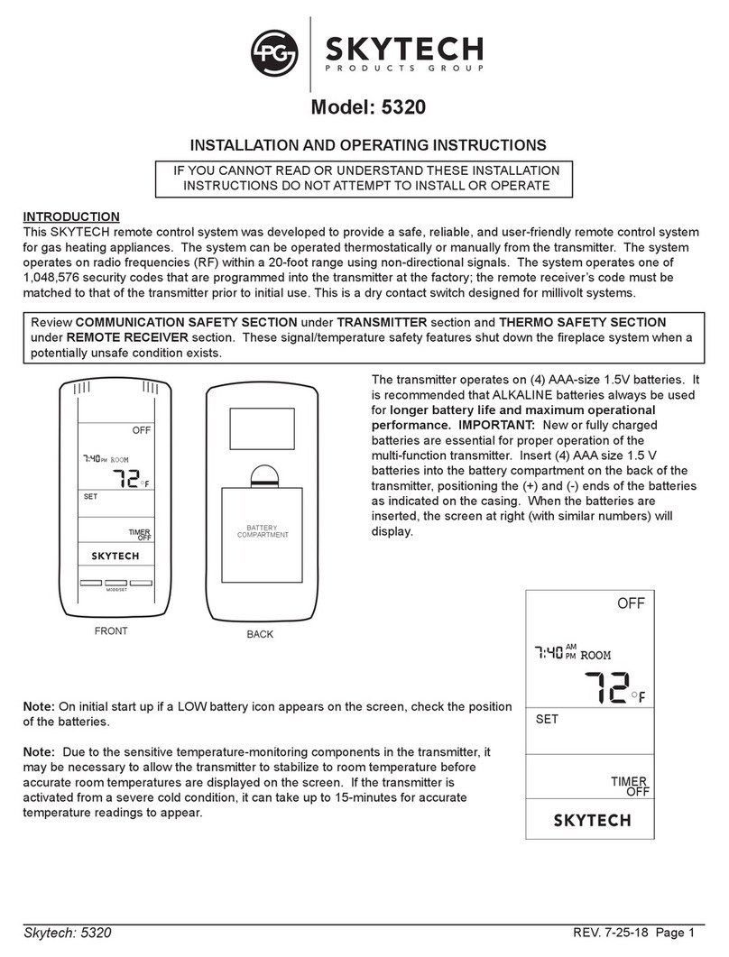 Skytech 5320 User manual
