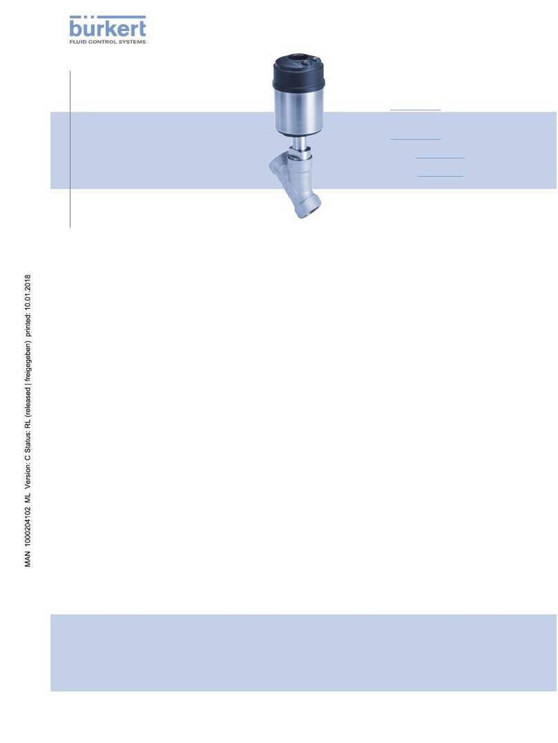 Burkert 2300 Series operating instructions
