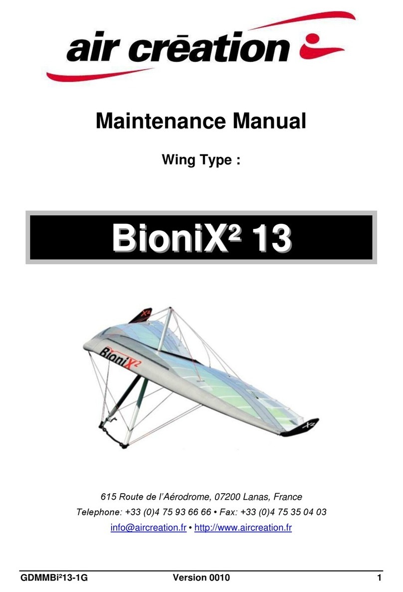 Air Creation BioniX2 13 Maintenance manual