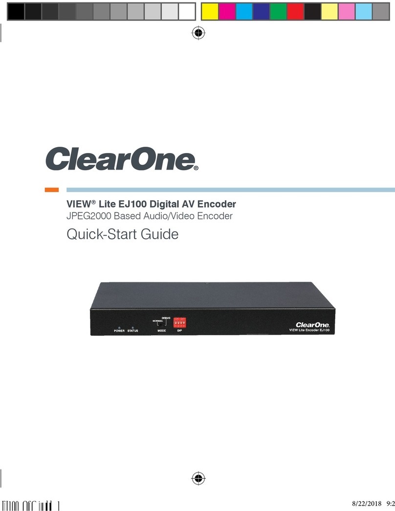 Clear One VIEW Lite EJ100 quick start guide