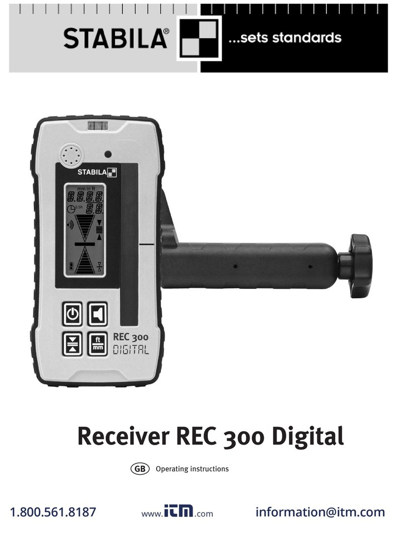 Stabila REC 300 Digital operating instructions