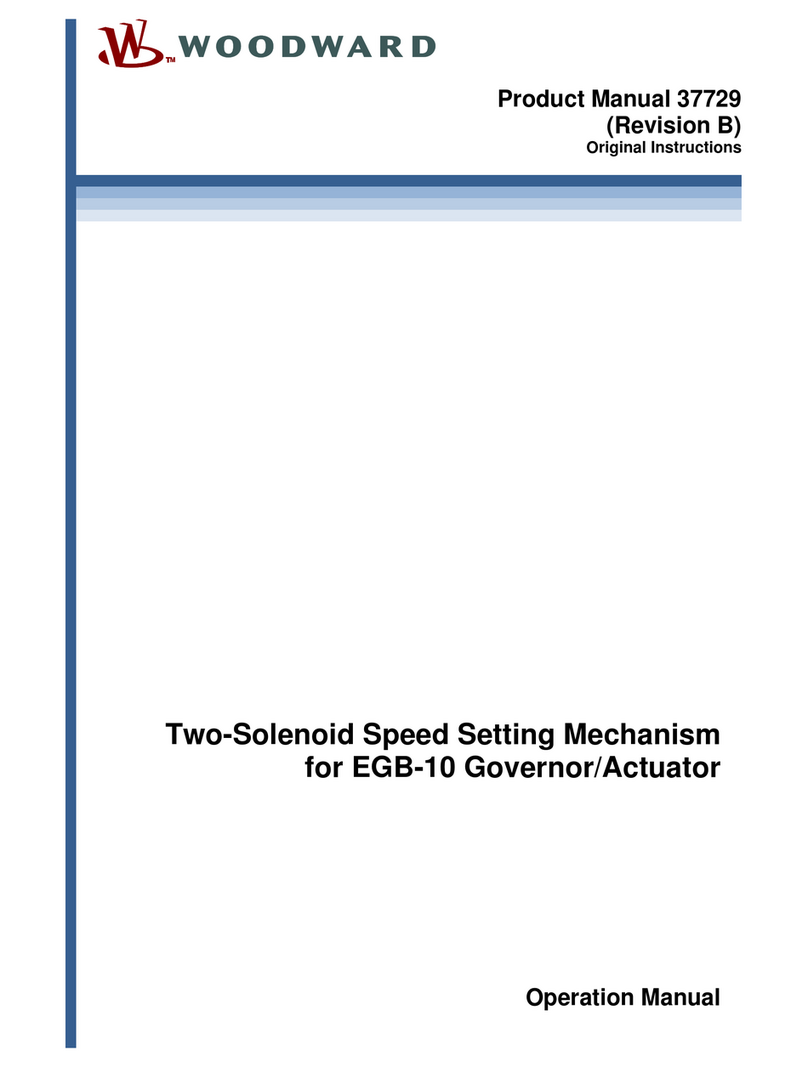 Woodward EGB-10 User manual