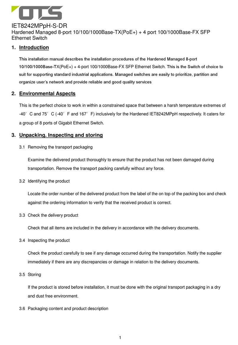 OT Systems IET8242MPpH-S-DR manual