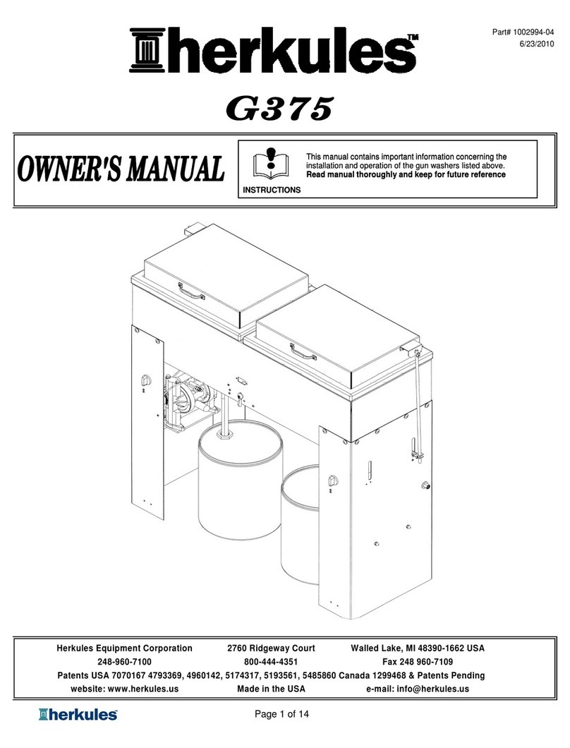 HERKULES G375 owner's manual