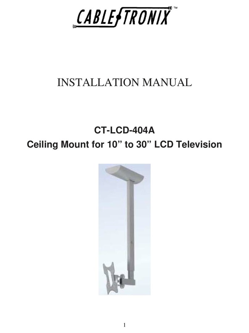 Cable-Tronix CT-LCD-404A Installation guides