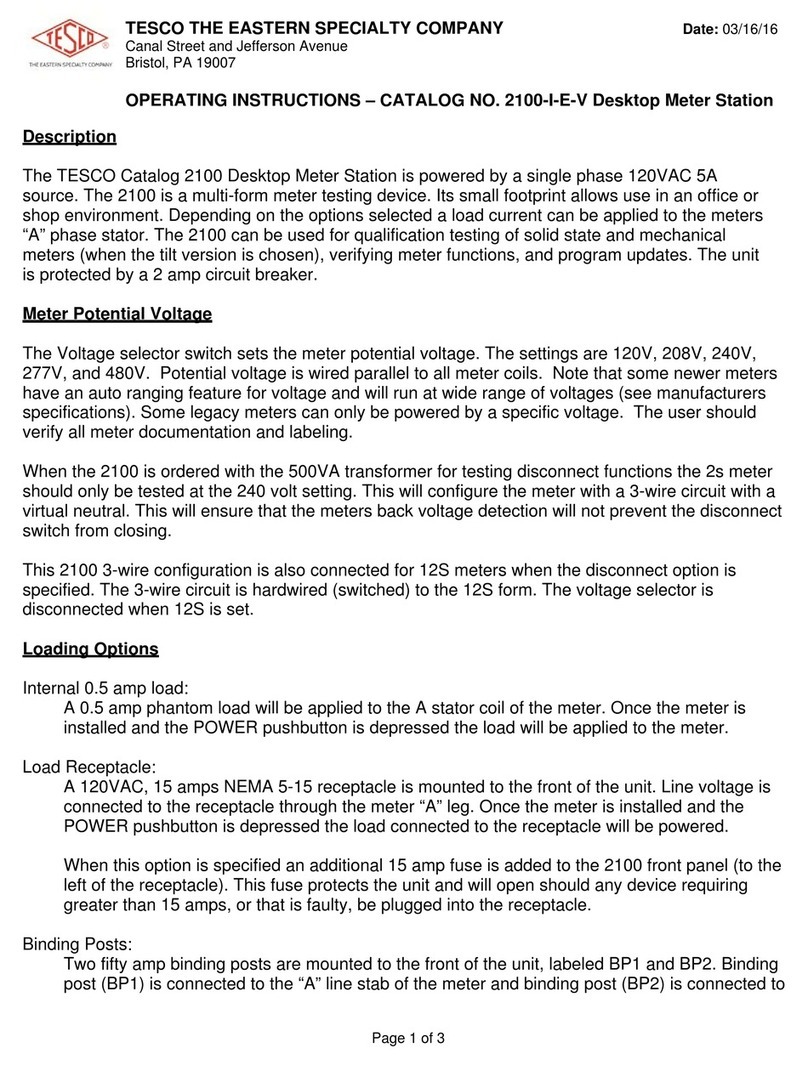 Tesco 2100 operating instructions