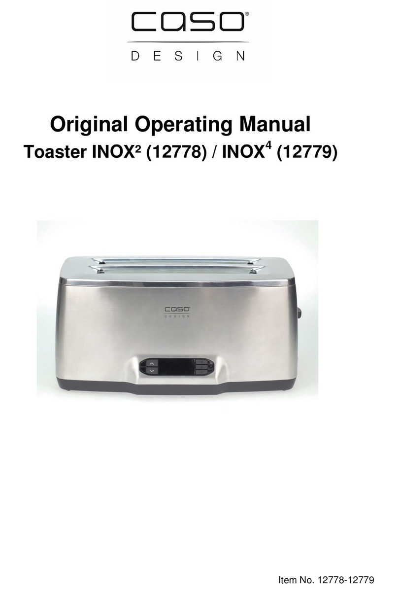 CASO DESIGN INOX2 Original operating manual