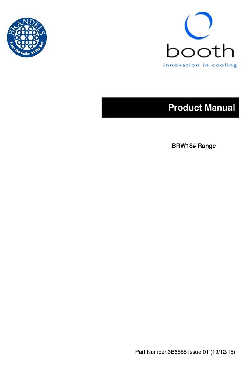 Booth BRW181E product manual