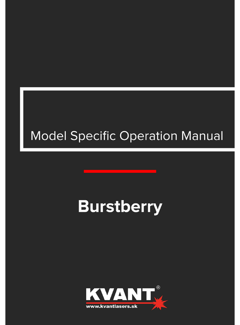 KVANT Burstberry User manual