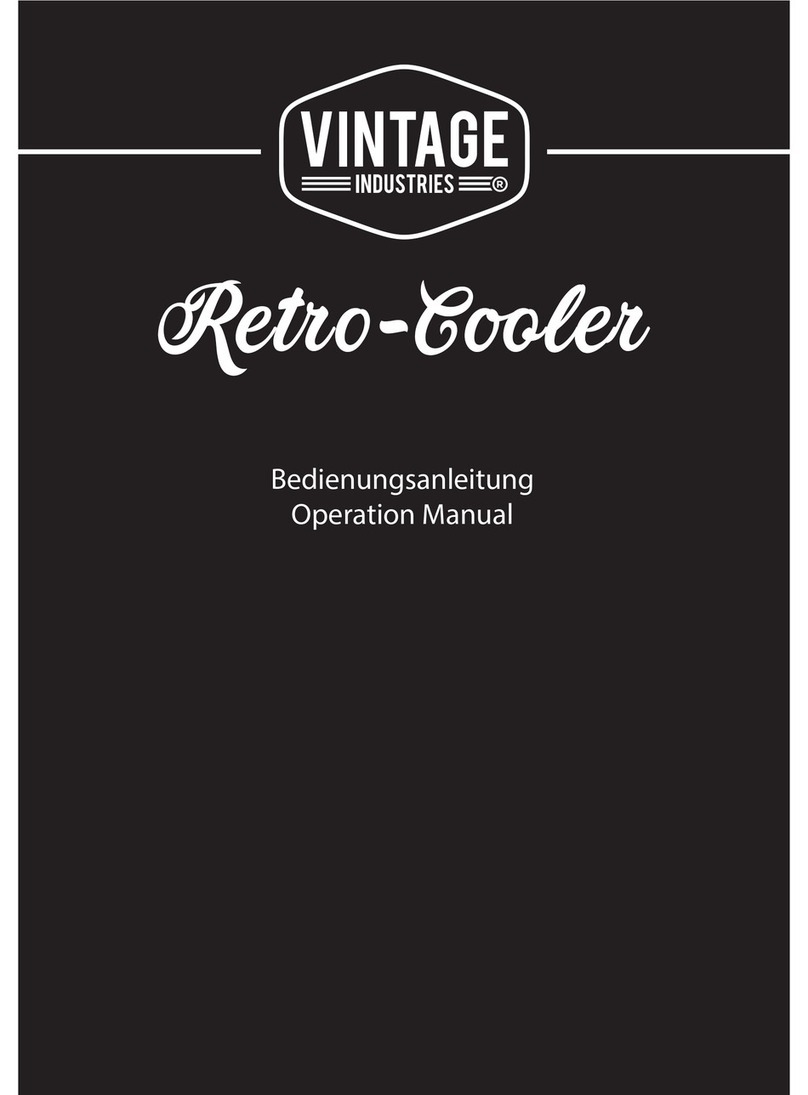 Vintage Industries Havanna Club VIRC220 Operation manual