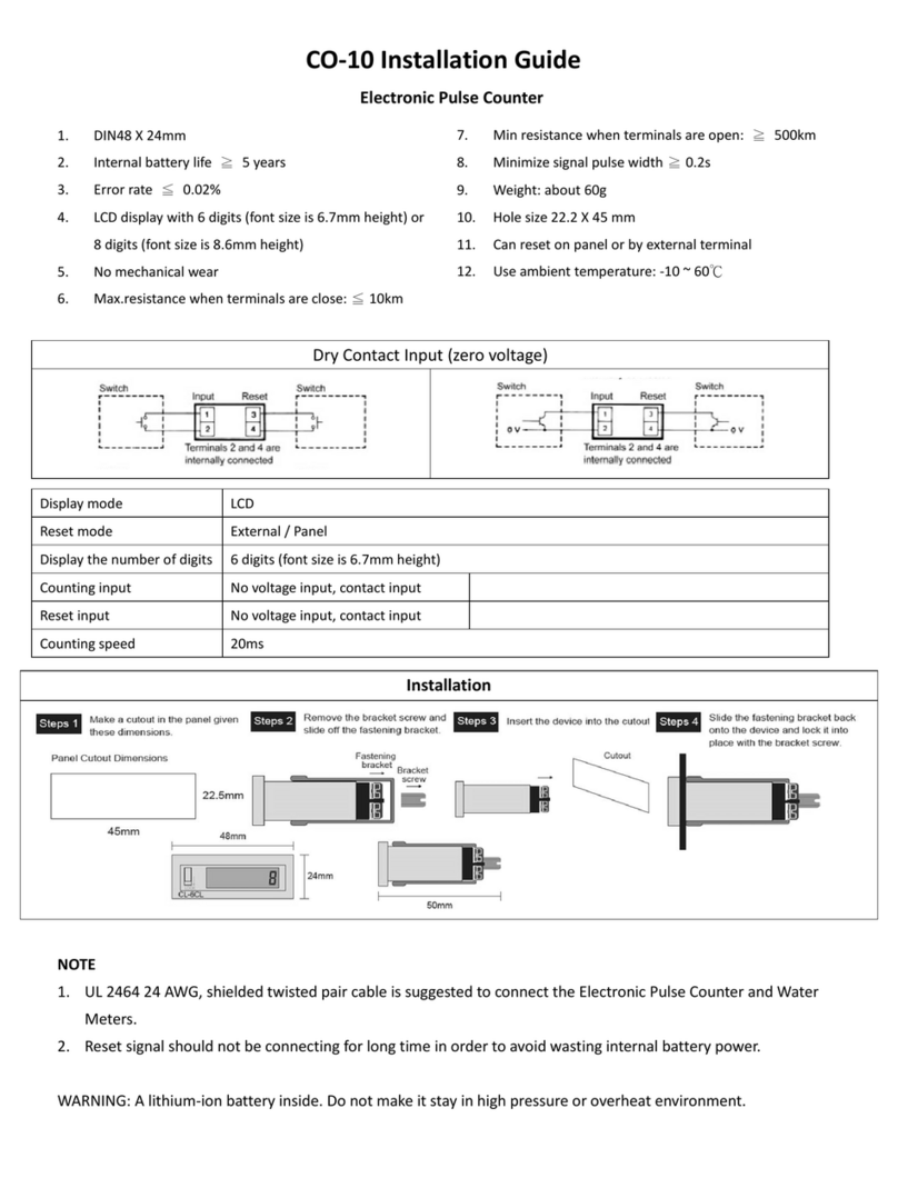 DAE Controls CO-10 installation guide