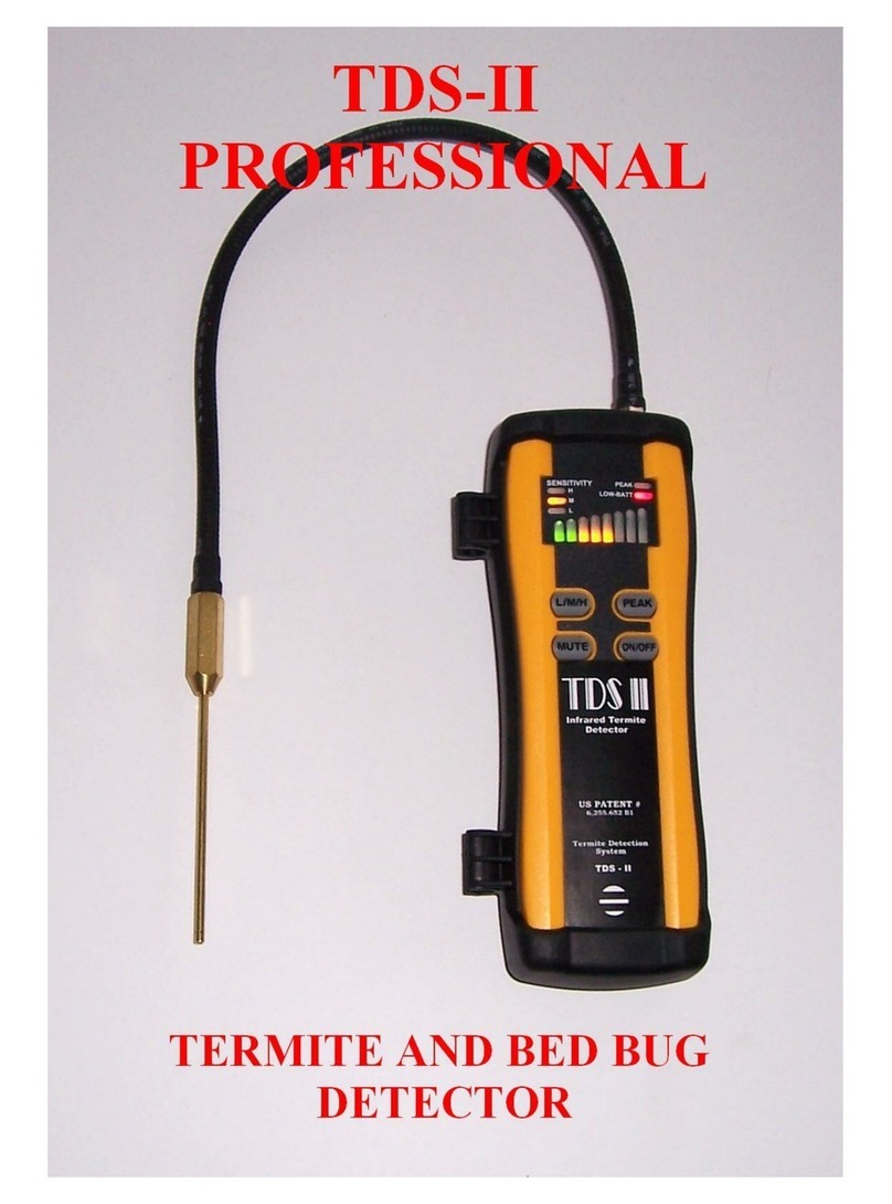 Termite detection systems TDS-II Operator's manual