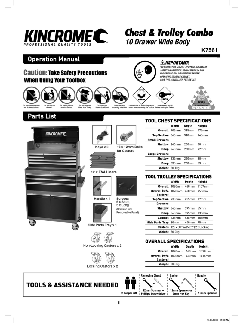 kincrome K7561 User manual
