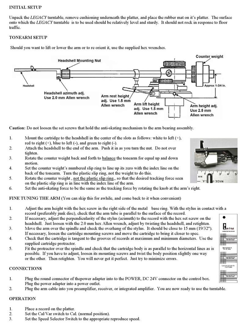 ESOTERIC SOUND LEGACY User manual