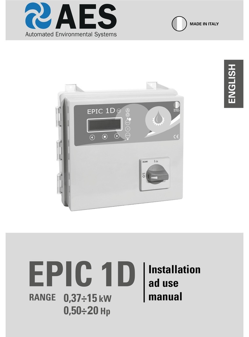 AES EPIC 1D Installation and use manual