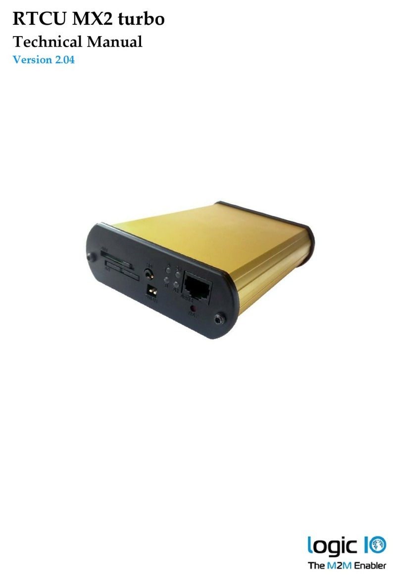 Logic IO RTCU MX2 turbo User manual