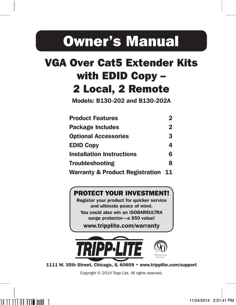 Tripp Lite B130-202 User manual