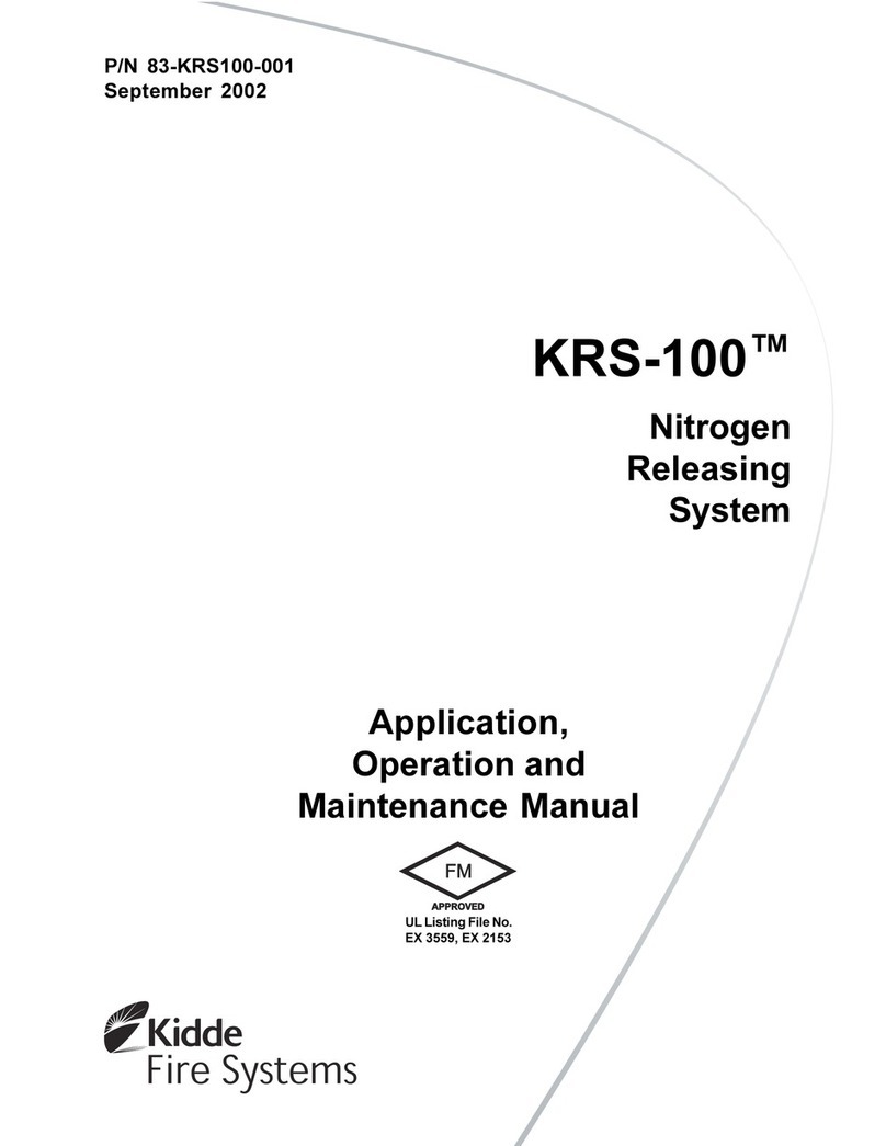 Kidde Fire Systems KRS-100 Installation guide