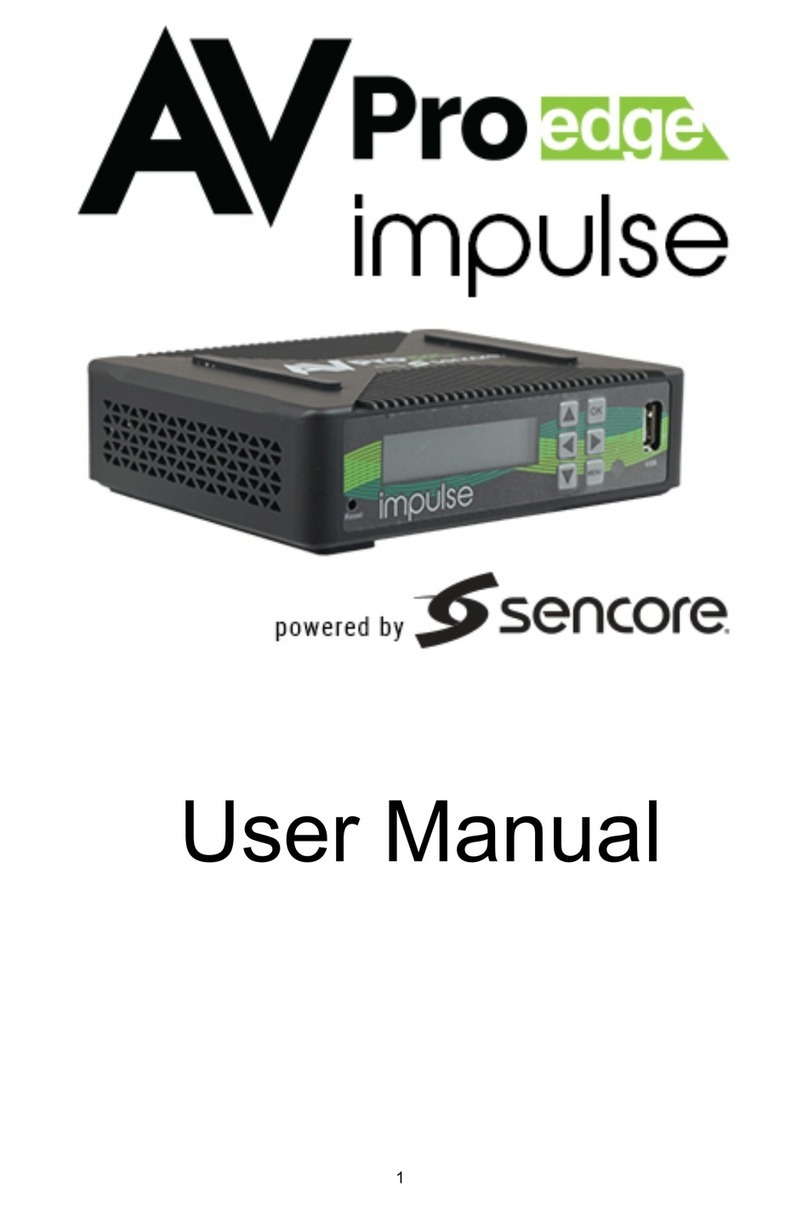 Sencore Impulse User manual