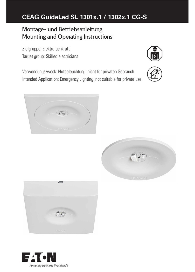 CEAG GuideLed SL 1301x.1 CG-S series Service manual