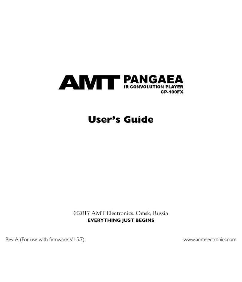 AMT Pangaea CP-100PX user guide