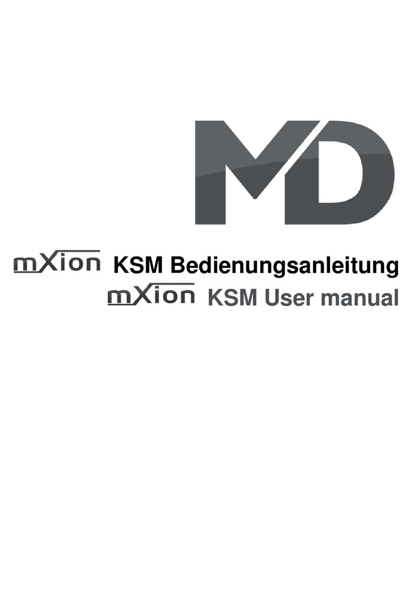 MD mXion KSM User manual