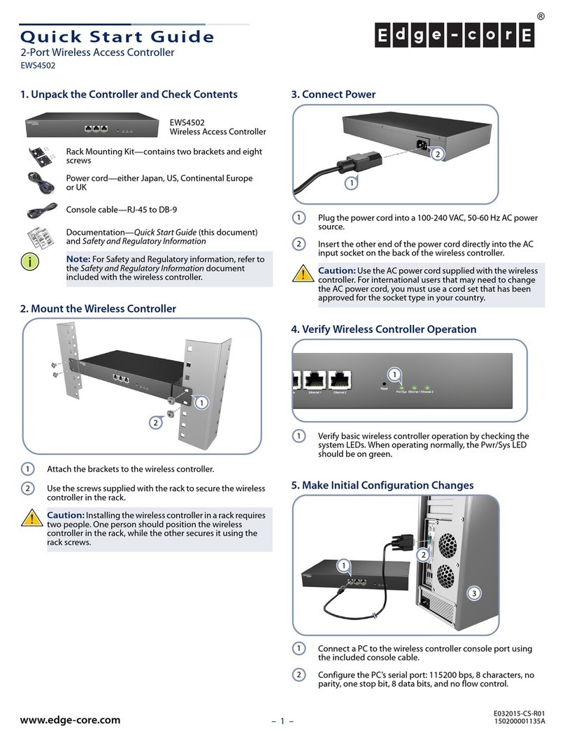 Edge-Core EWS4502 quick start guide